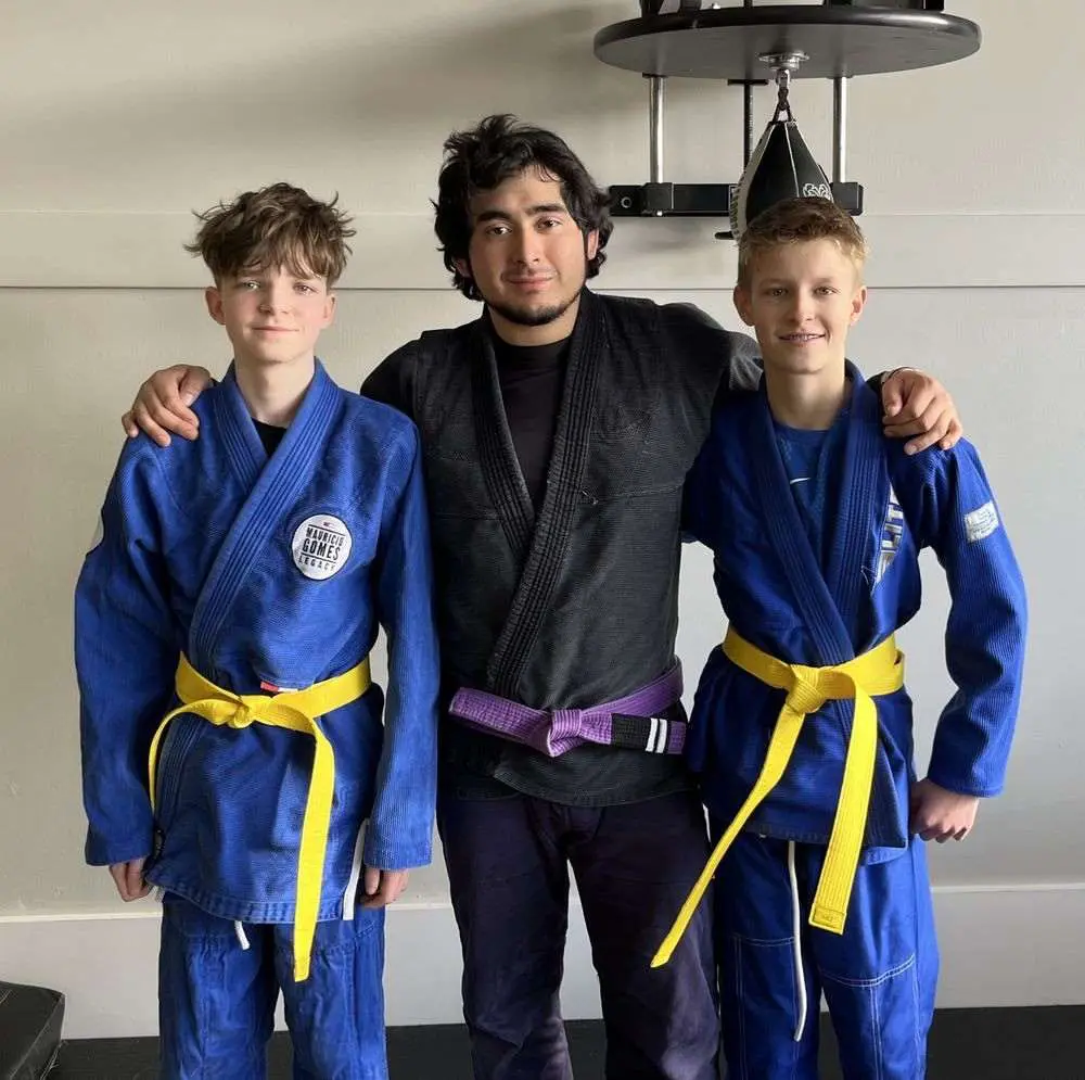 teens showing confidence after teens martial arts class